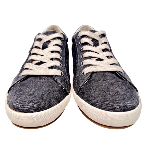 Taos Women's Star Charcoal Wash Canvas Lace Up Sneakers size 7/38 - Picture 3 of 12